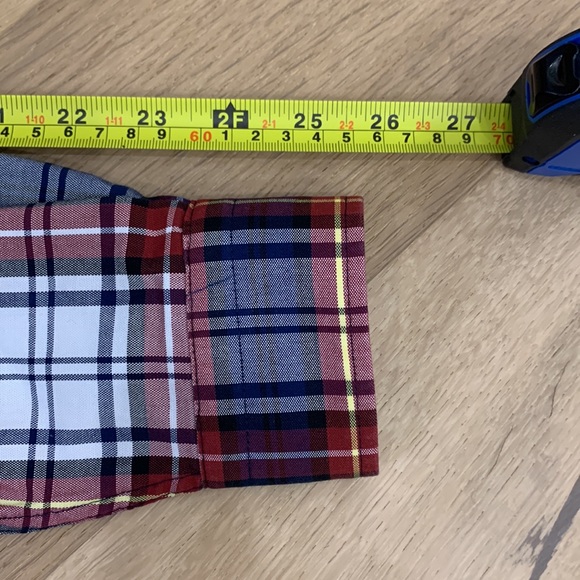 ZARA MENS CASUAL PLAID SHIRT SIZE SMALL - SLIM FIT - Picture 6 of 7